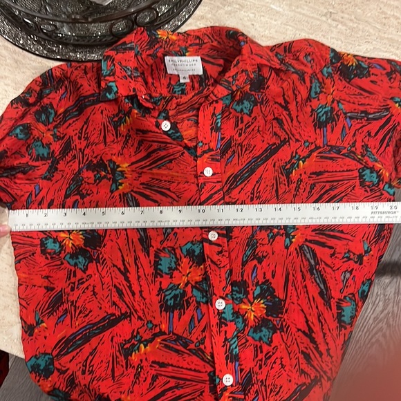 EMILY PHILLIPS NASHVILLE USA BUTTON UP SHIRT SZ 4 #1452 - Picture 7 of 8